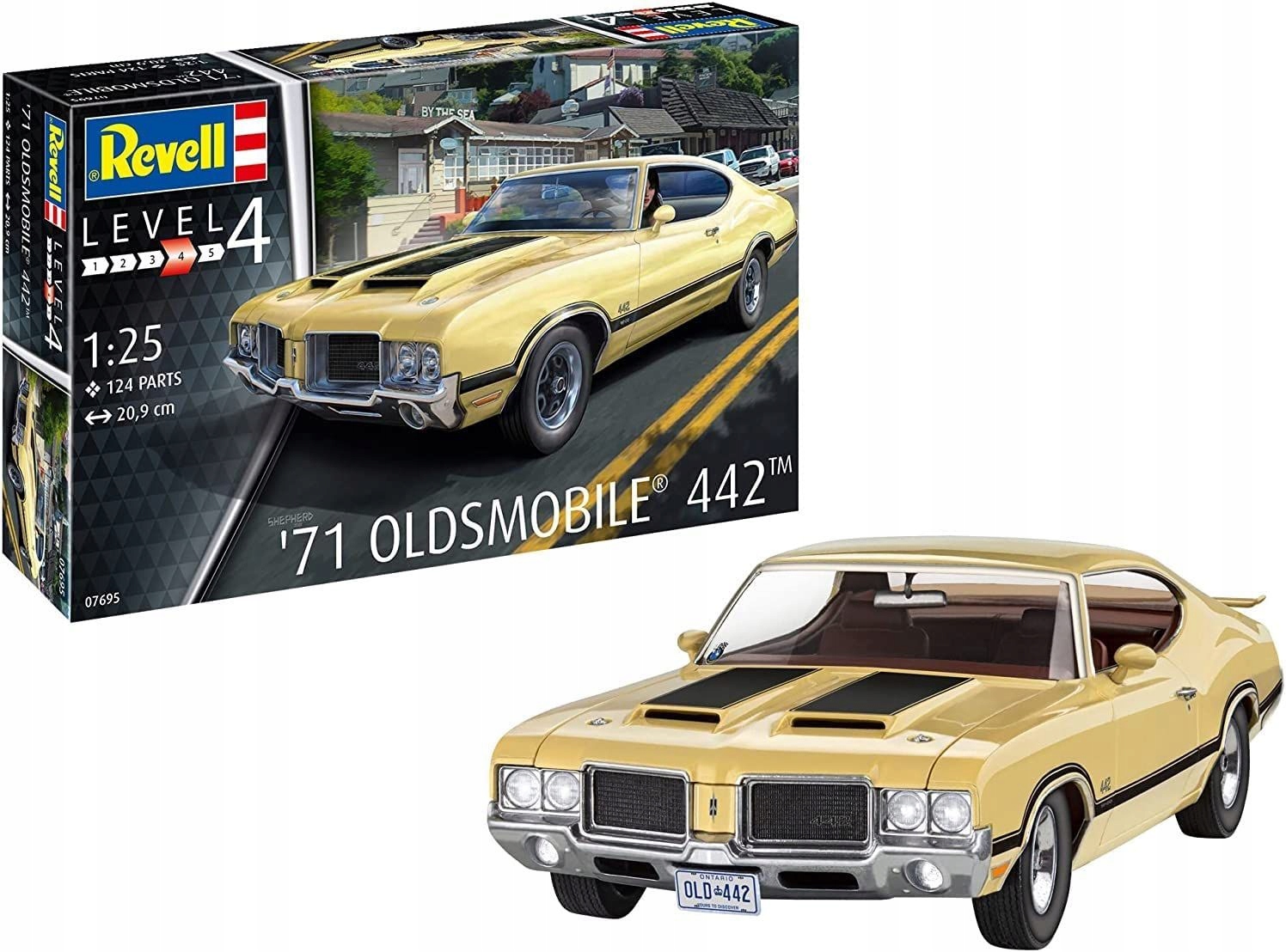 Model Ke Slepení 71 Oldsmobile 442 Kupé 1/25