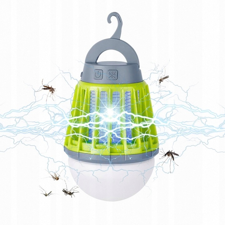 3V1 Insekticidní Lampa Svítilna Pod Stan Tlapka Na Komáry Mouchy Muchničky