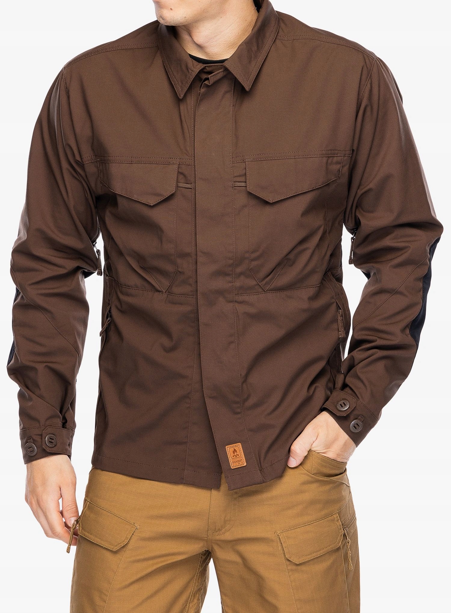 Košile Helikon-Tex Woodsman earth brown/black L