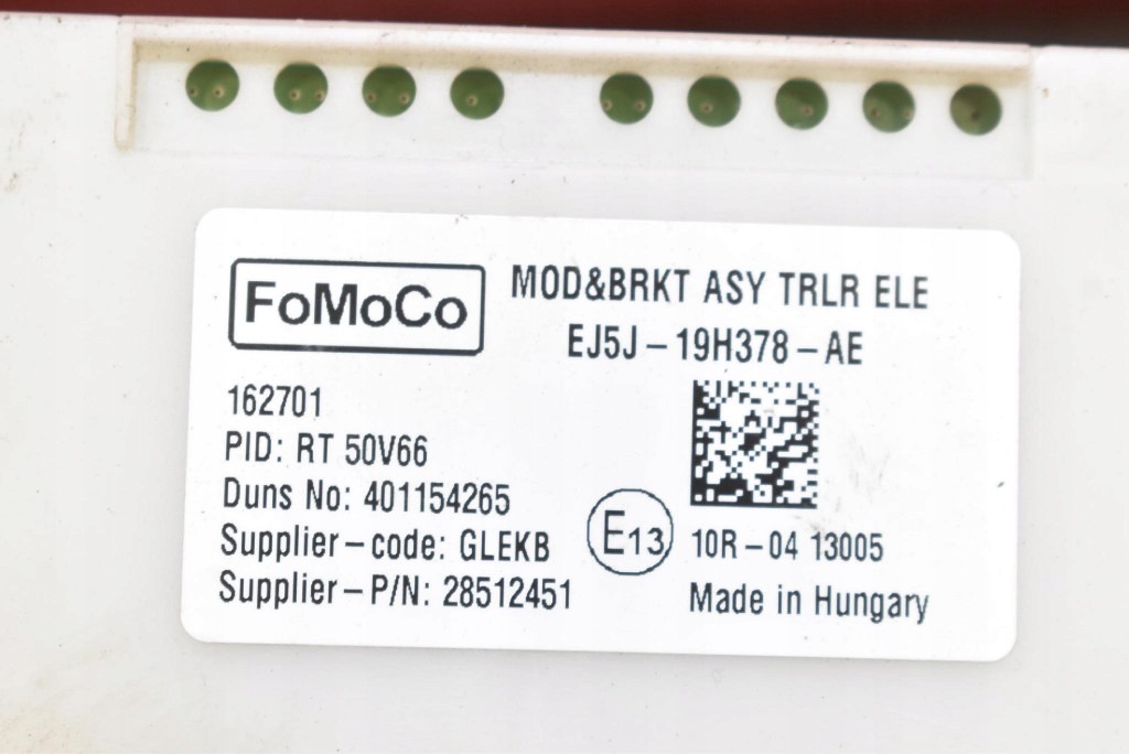 Gancio traino modulo AMCV4J-19D520-AB EJ5J-19H378-AE FORD KUGA MK2 13-20