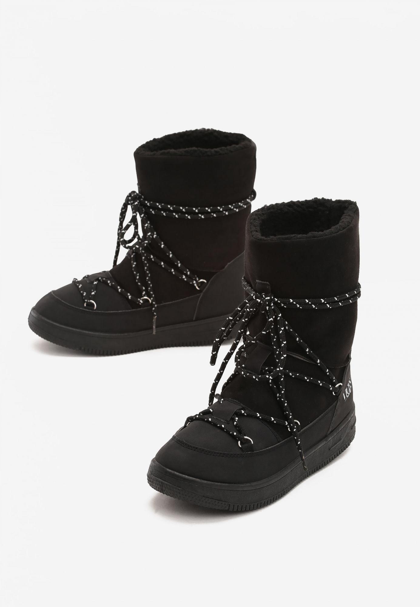 Renee Czarne Śniegowce damskie 37 Zima Rozmiar 37