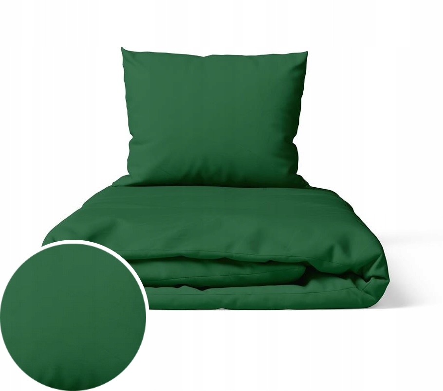 Hotelové Povlečení 140x200 cm Povlečení 70x80 Bavlna 100% Barva: Zeleň Bota