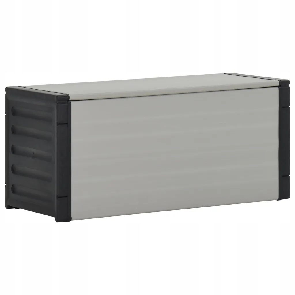 Levně Odpadkový koš Pvc 85x34x40cm šedo-černý
