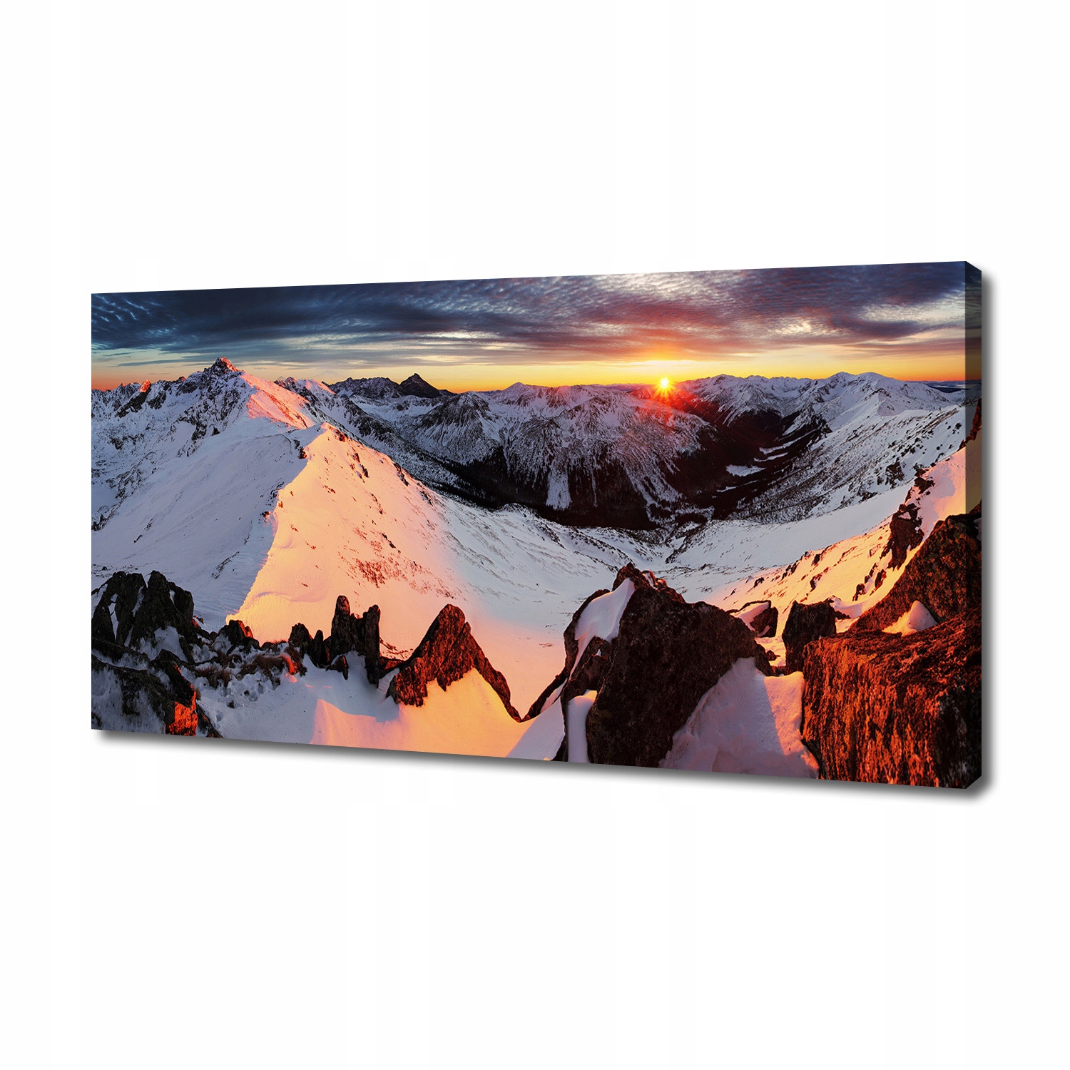 

Foto obraz canvas na ścianę Góry zimą 140x70 cm