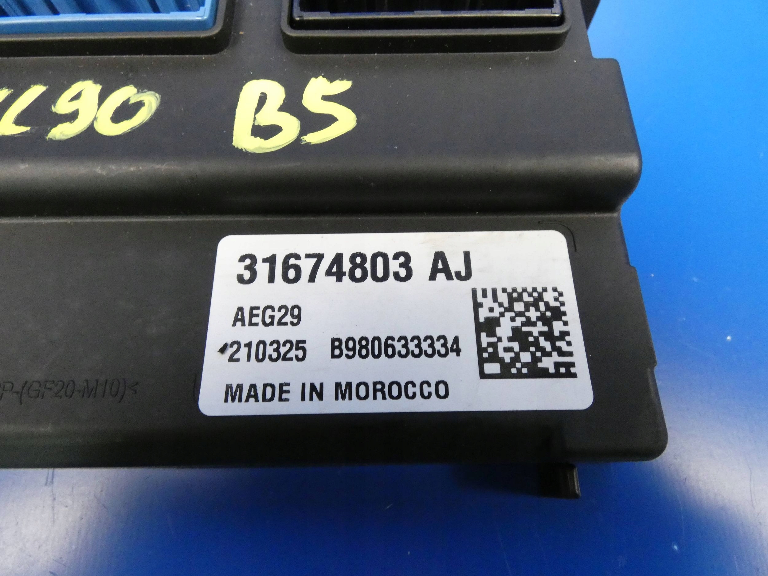 VOLVO XC90 II XC60 II module control unit of the air conditioning