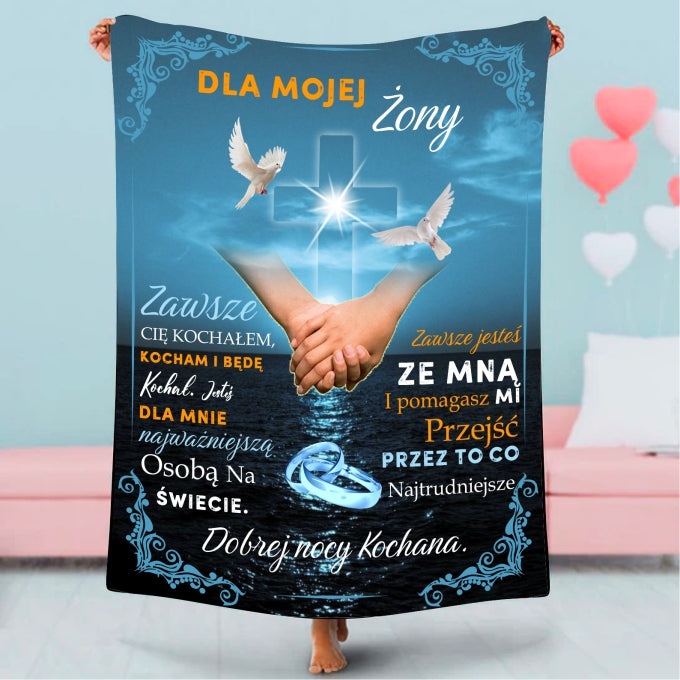 

Koc: Dla żony Pled Narzuta Na Łóżko Polar 127x152