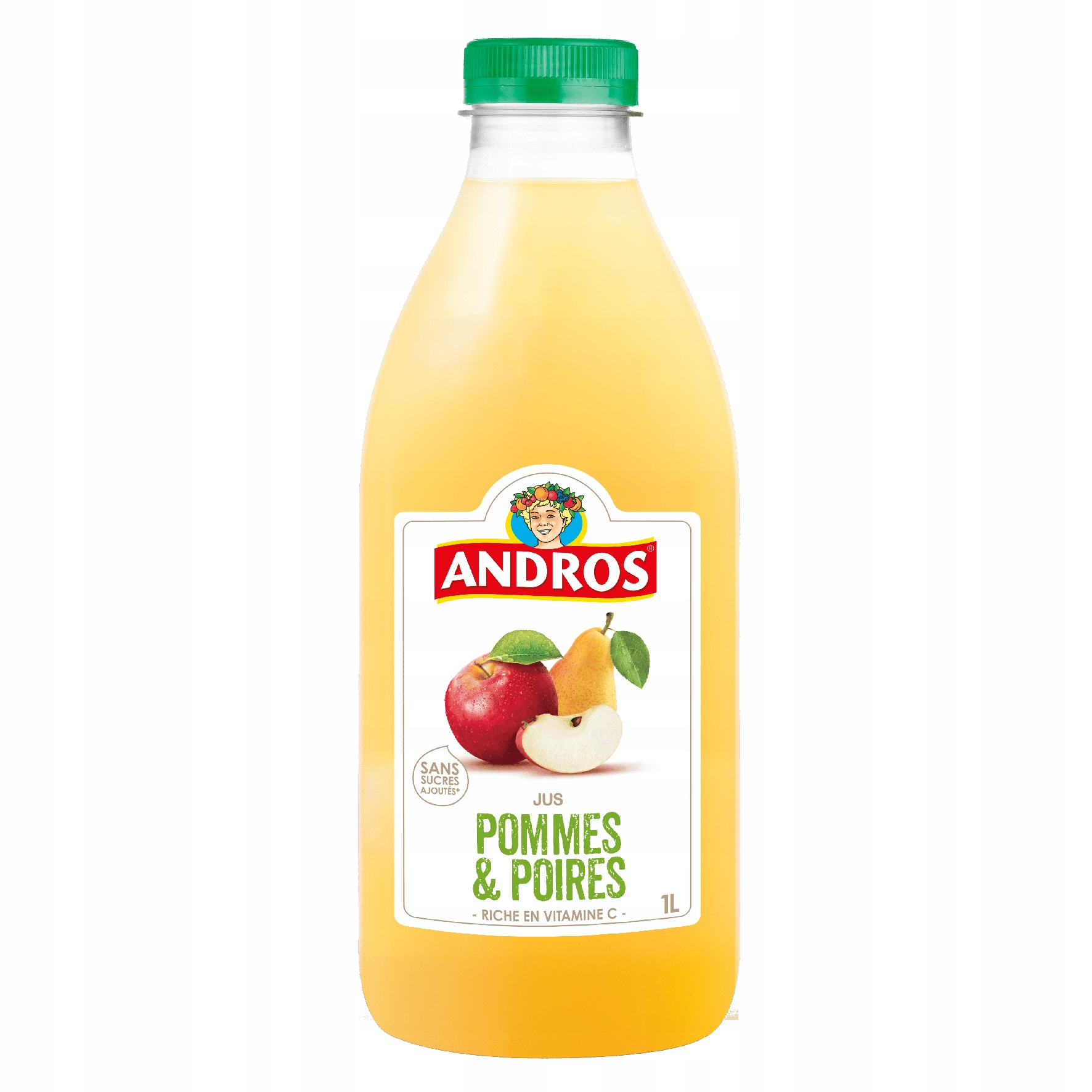 Sok wyciskany jabłko gruszka z witaminą C Nfc 1L x 6 Andros jabłkowy 6 L