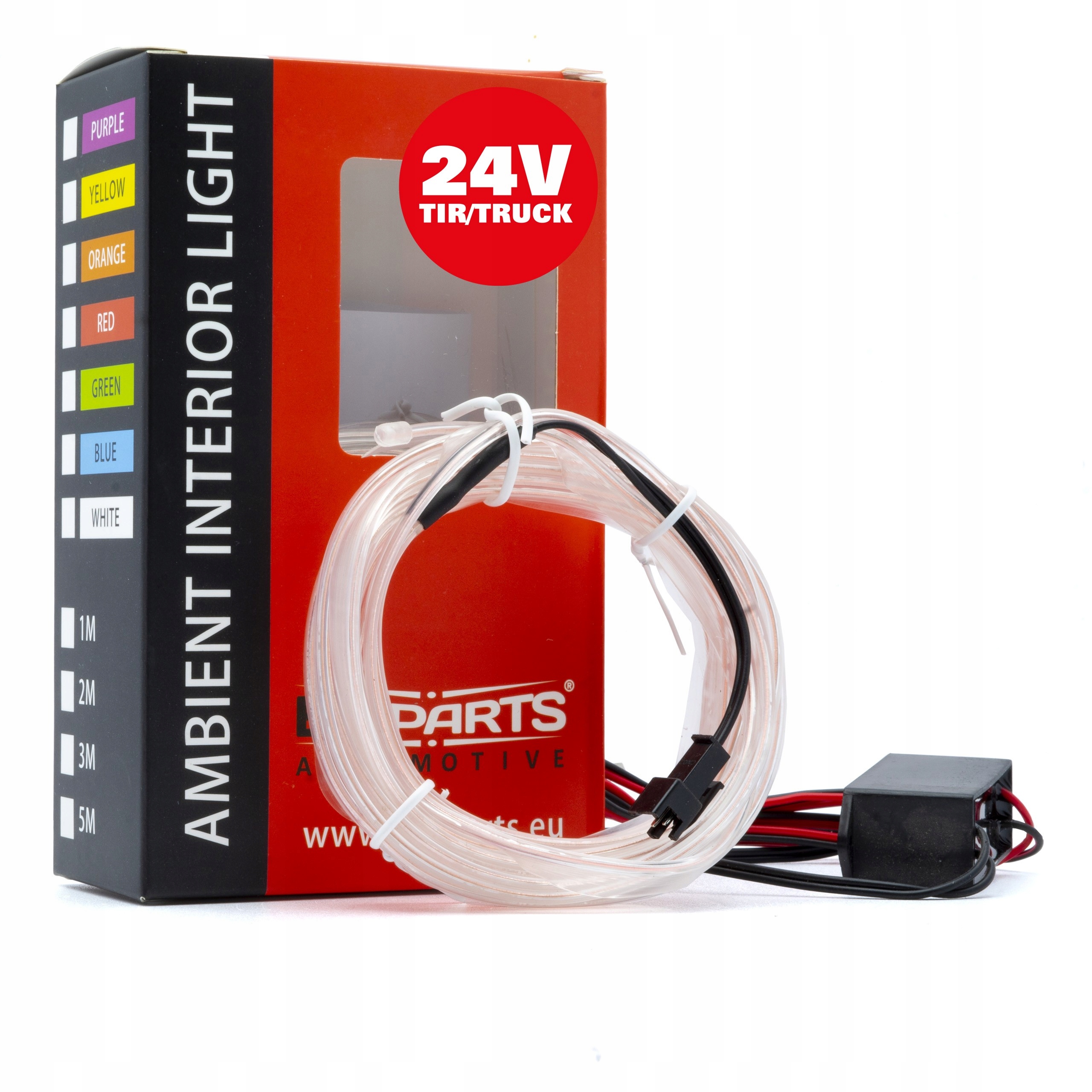 Światłowód LED Einparts Automotive 3 m biały