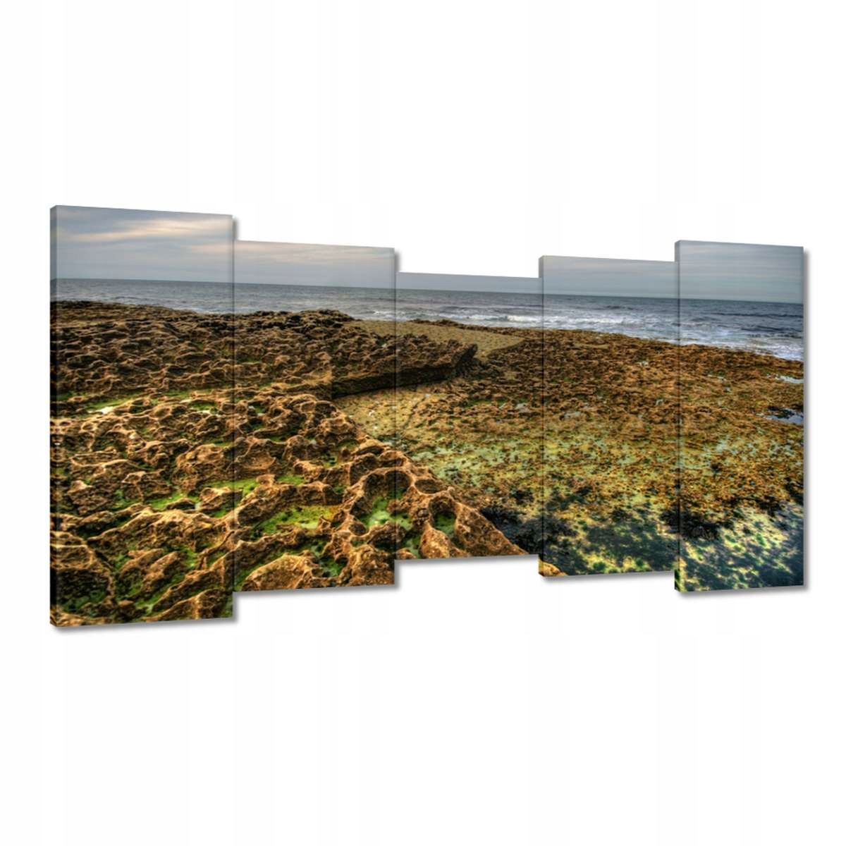 Obrazy 150x80 Horská pláž