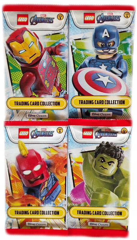 

1 x Saszetka Karty Lego Marvel Avengers Seria 1