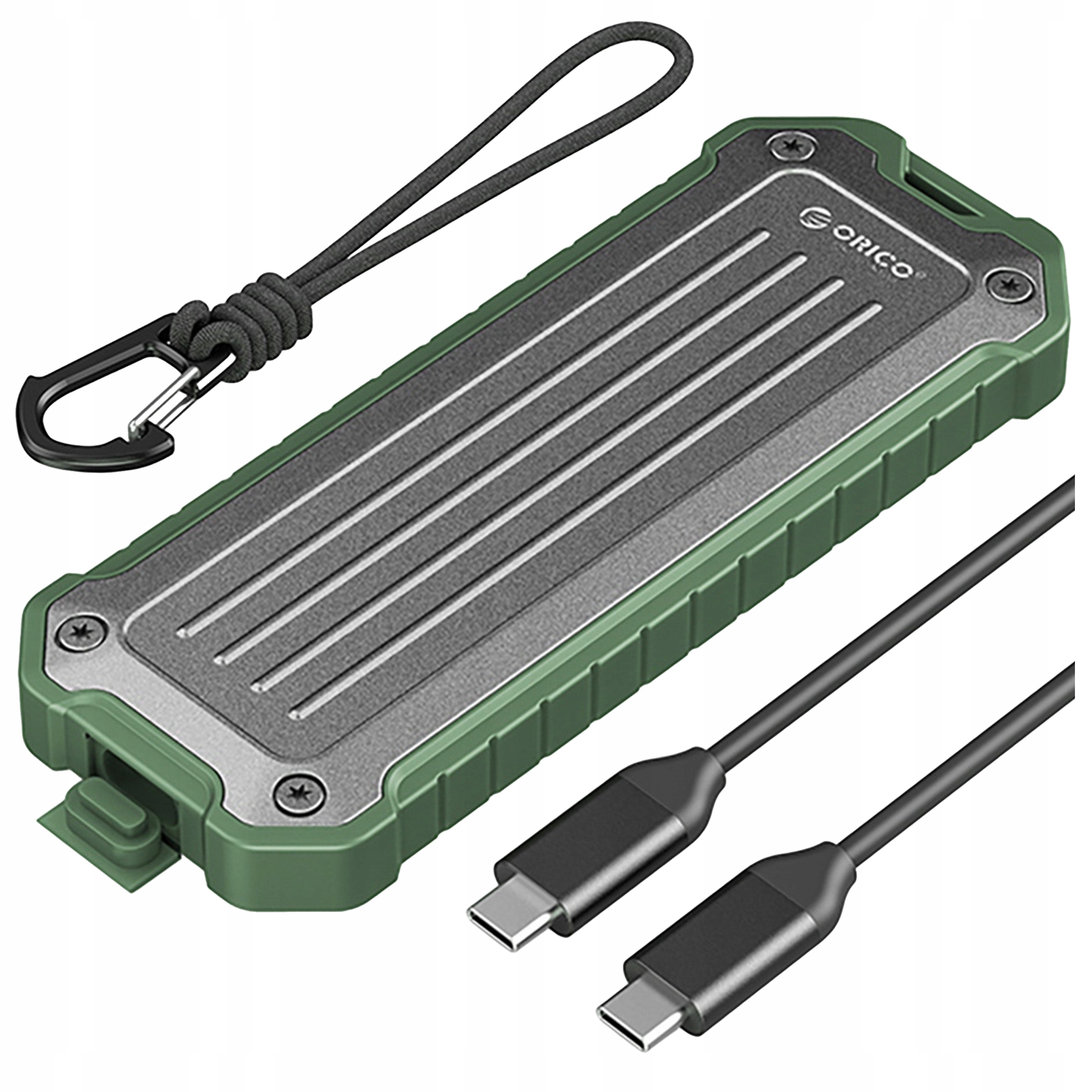 Kapsa Na Disk Pancéřová Pouzdro Disku M.2 NVMe Sata Ssd Usb-c 3.2 Cestovní