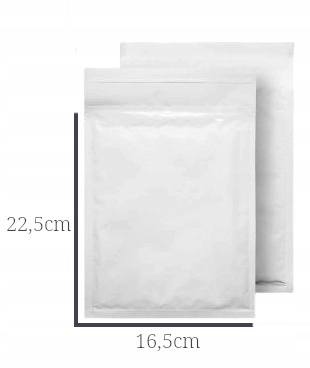 KOPERTY BĄBELKOWE C13 13C 13 C 100SZT BIAŁE Liczba sztuk w ofercie 100 szt.