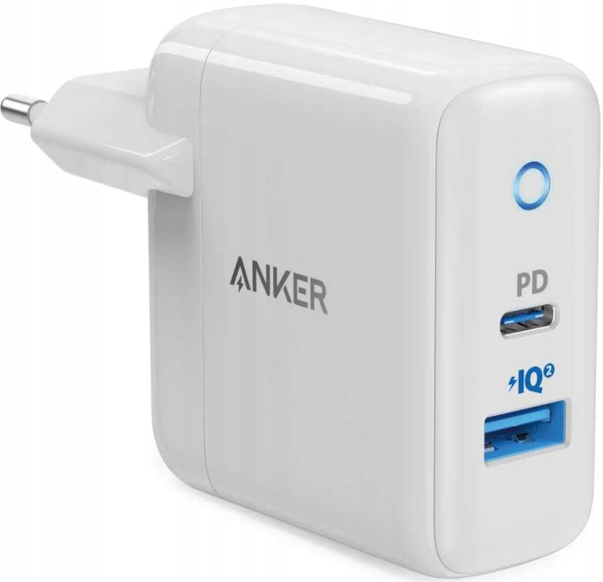 

Ładowarka Anker PowerPort Pd 33W Usb-c Usb-a Biała