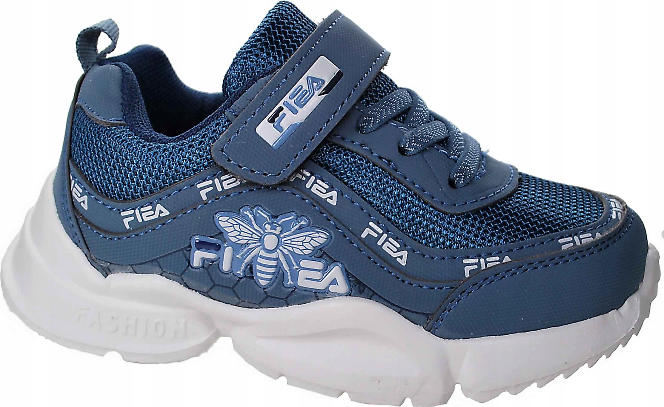 

Niebieskie Przewiewne Lekkie Adidasy wkł skóra r32