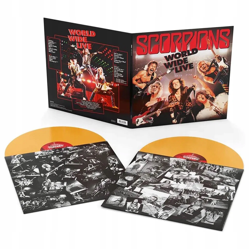 Scorpions: World Wide Live (Coloured Transparent Orange Vinyl) 2Vinyl (lp