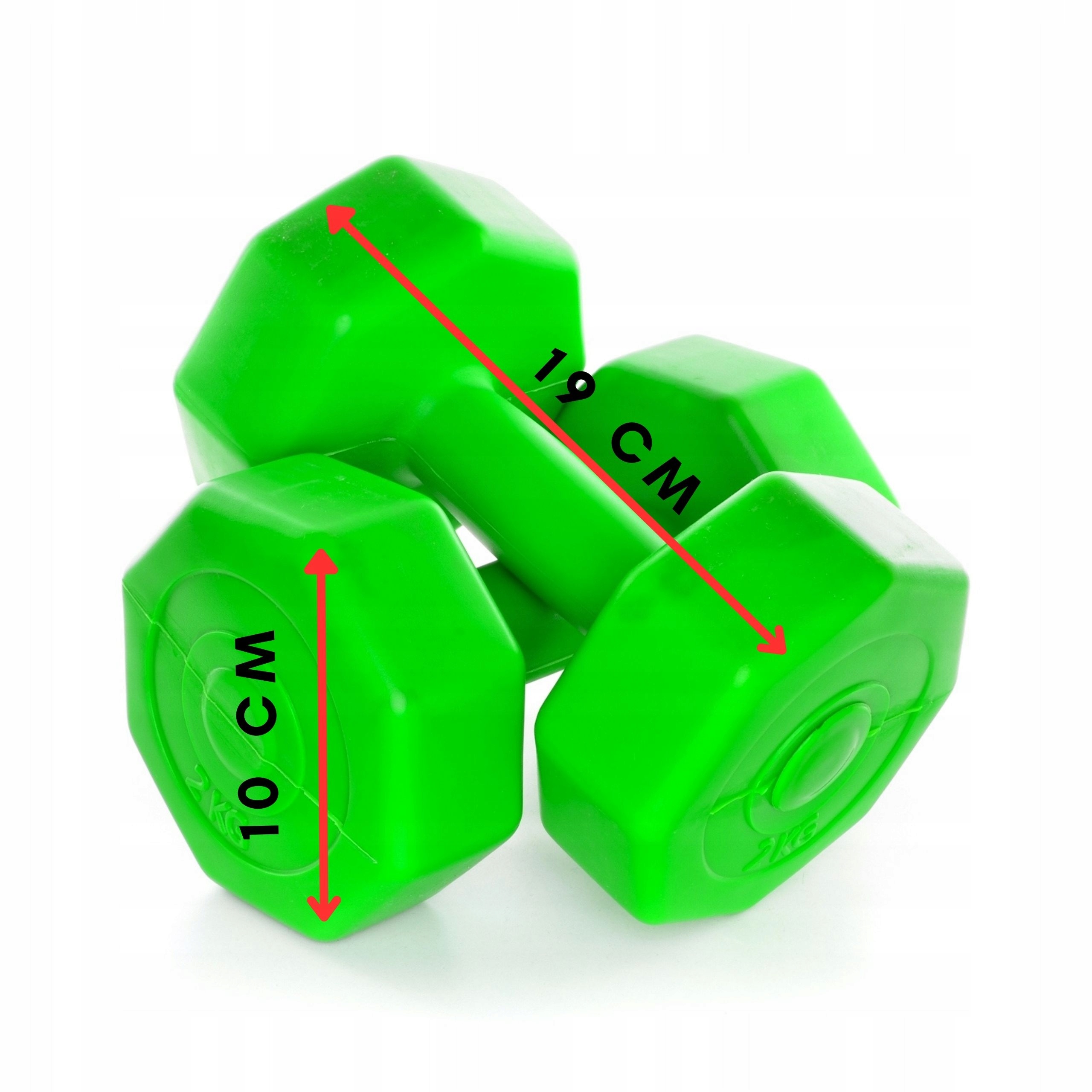 Hantle treningowe 2x 2kg CIĘŻARY do ćwiczeń 7FIT Kod producenta 103