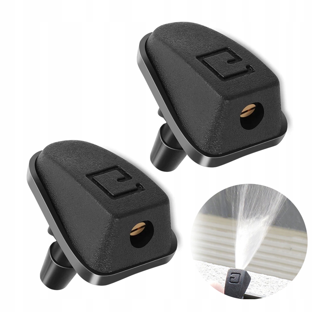 UNIWERSALNE DYSZE SPRYSKIWACZY SZYBY PRZÓD PRZEDNIEJ MGŁOWE KOMPLET