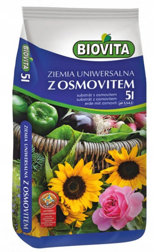 

Ziemia uniwersalna z osmovitem 5l działa 6mcy!