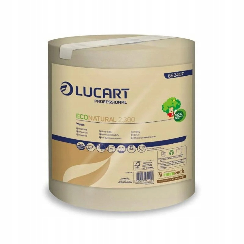

852407J Lucart Econatural, Czyściwo w roli, 63 m