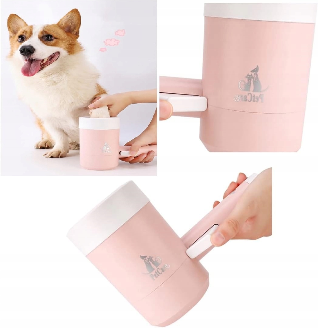 Levně XXL Automatický Čistič Na Mytí Psích Tlapek, Hrnek