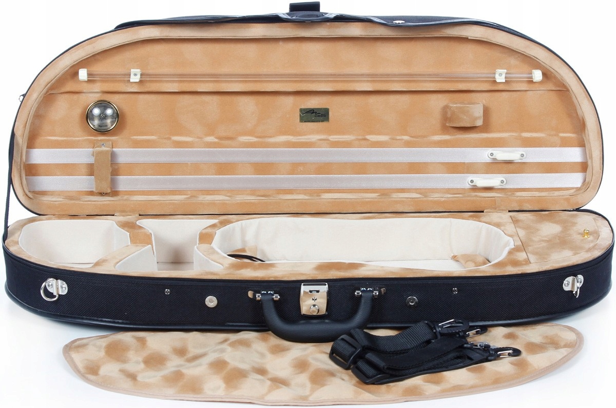 Houslové pouzdro na housle, pěna Classic 4/4 M-case Černá-Medové skvrny