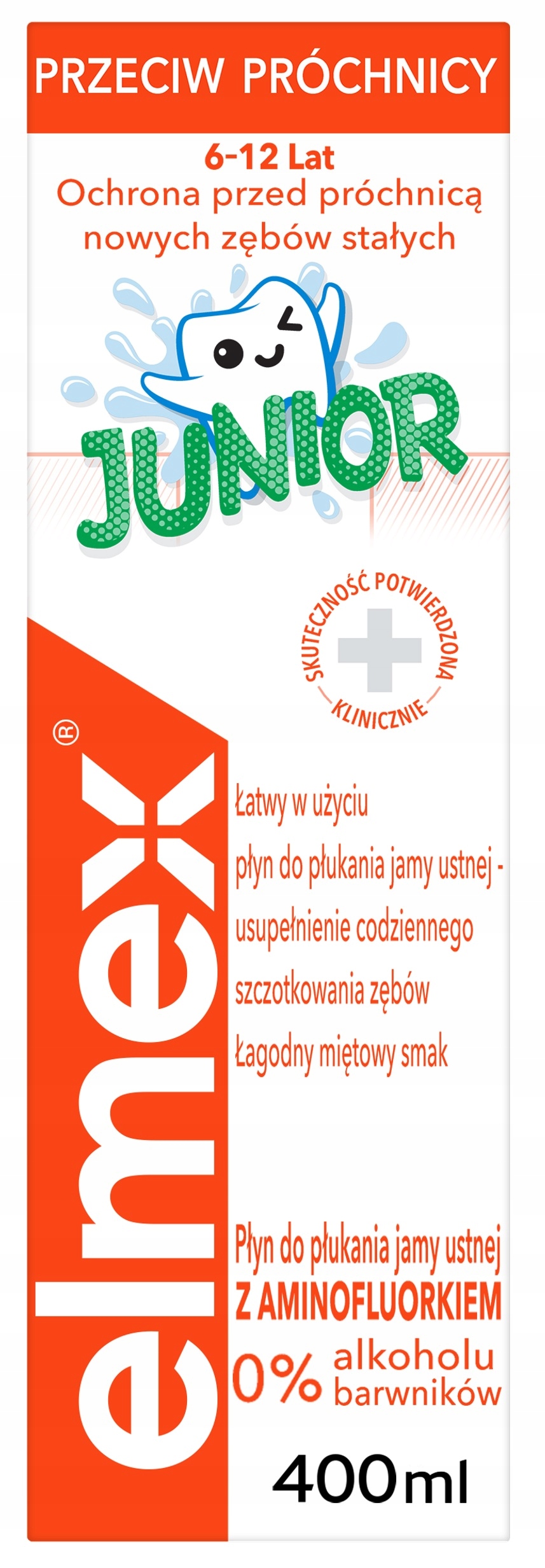 

Elmex Płyn Do Jamy Ustnej Junior 6-12LAT 400ml