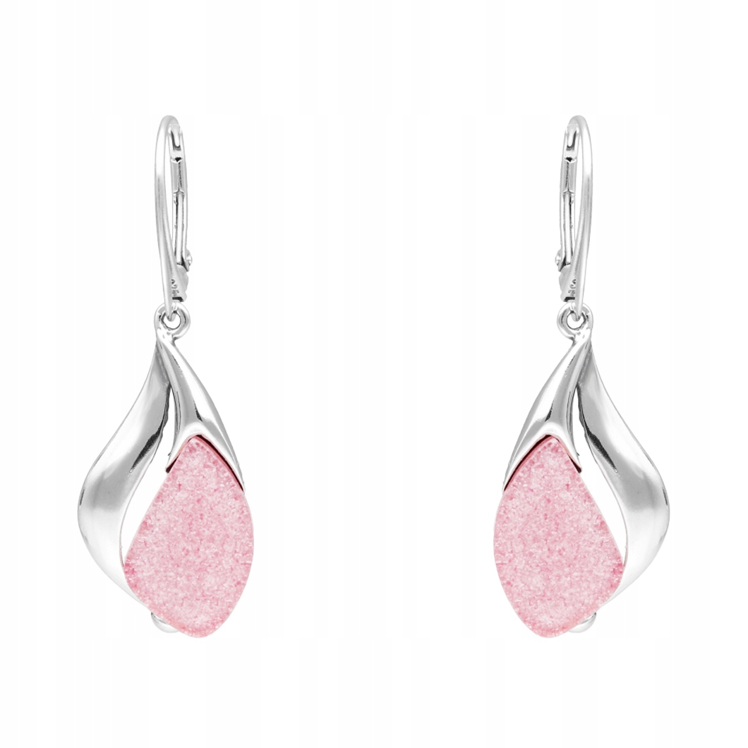 Stříbrné náušnice s měsíčním kamenem Stříbro 925 Elegantní design