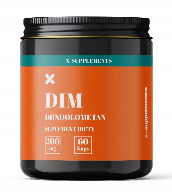 DIM DIINDOLOMETAN 200mg 60 VEGE KAPS HPMC RÓWNOWAGA HORMONALNA ESTROGEN