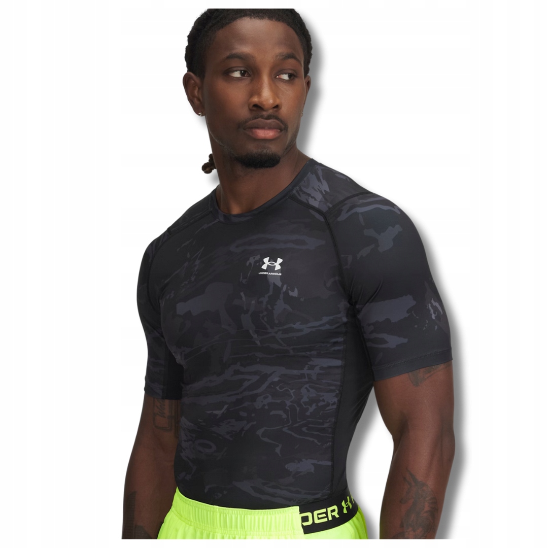Męska Koszulka Kompresyjna Under Armour Elita Heatgear Trening Dopasowana L