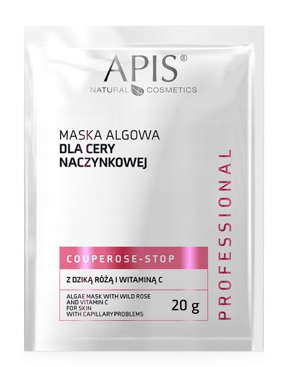 APIS COUPEROSE MASKA ALGOWA CERA NACZYNKOWA WIT C