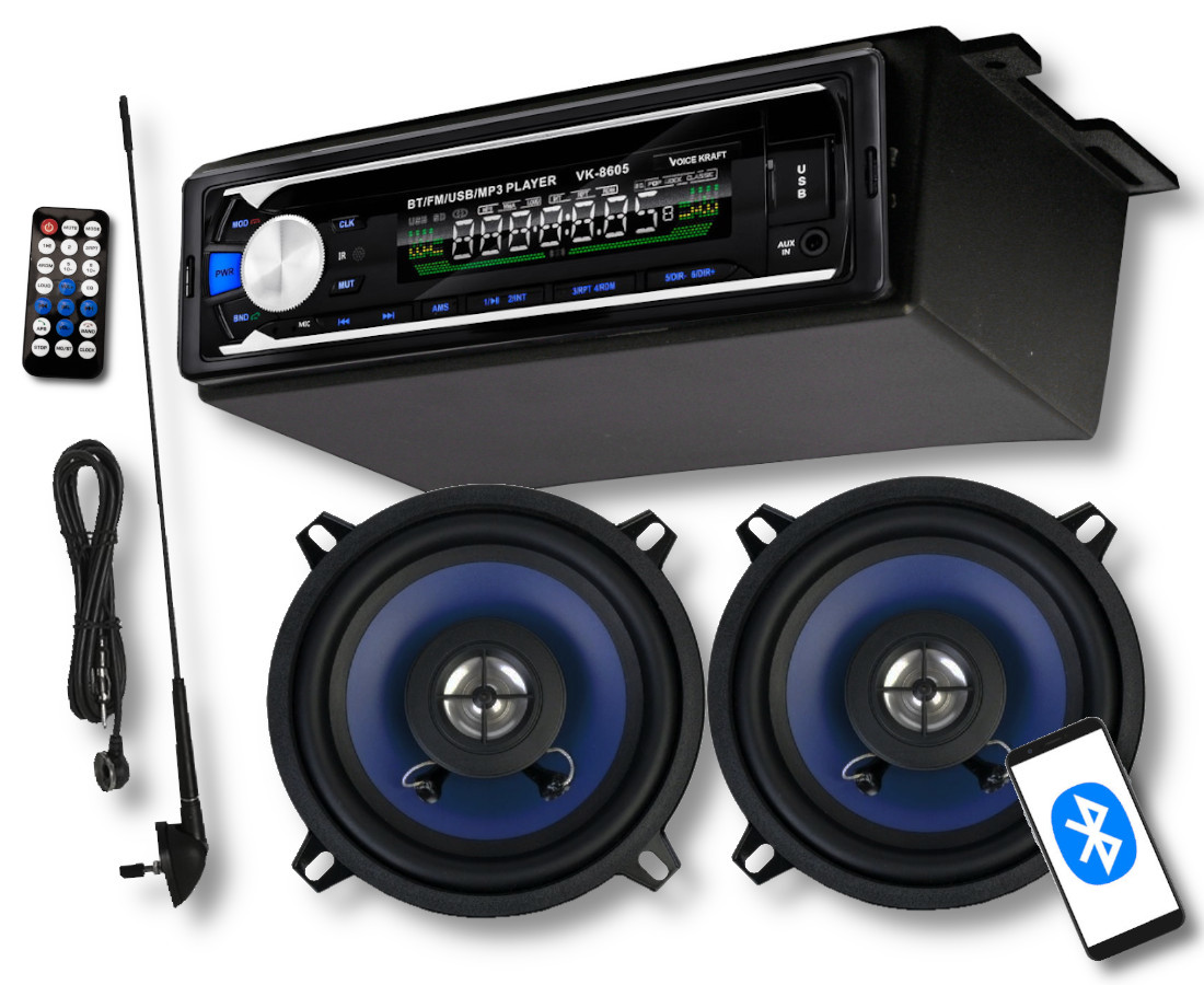 Bluetooth autorádio Usb Sd Aux MP3 Antena