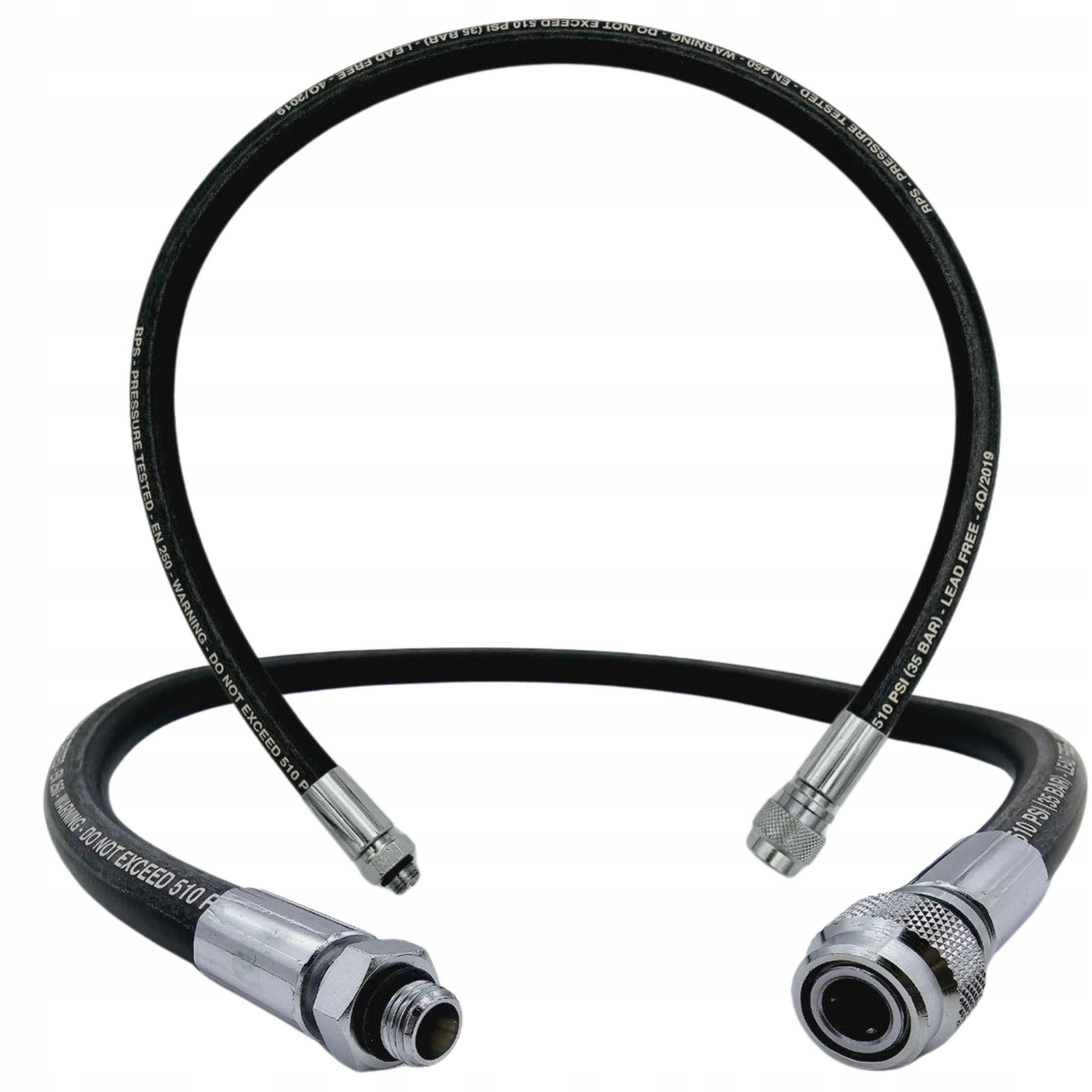 Hadice k inflátoru 67 cm italská Seac černá, nová, originální, 670 mm