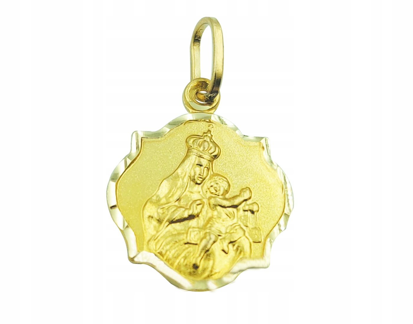 Zlatý Medailonek Panny Marie s Ježíškem