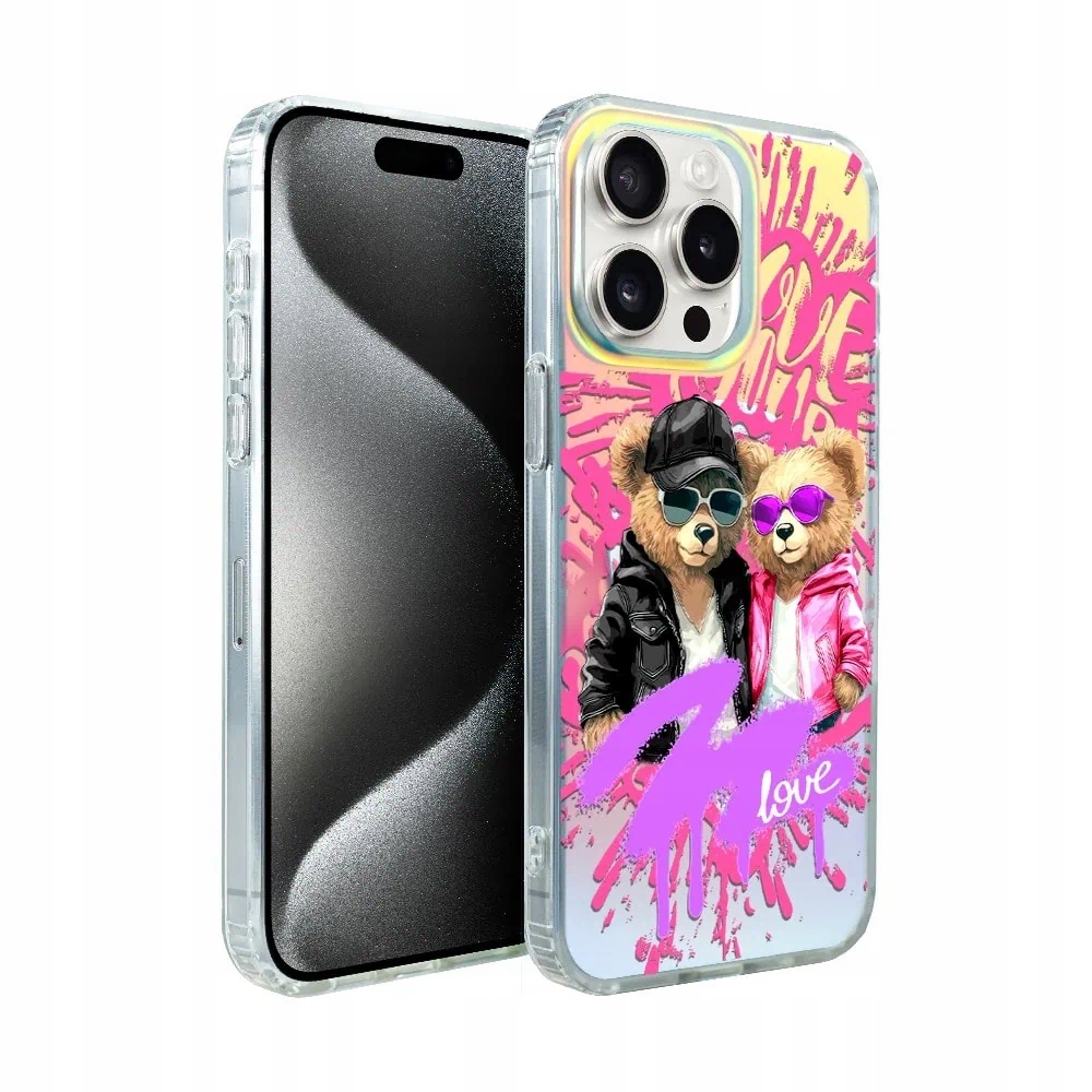 Pouzdro pro iPhone 15 Pro Max Ibizu s MagSafe měnící barvu, zamilovaný pár