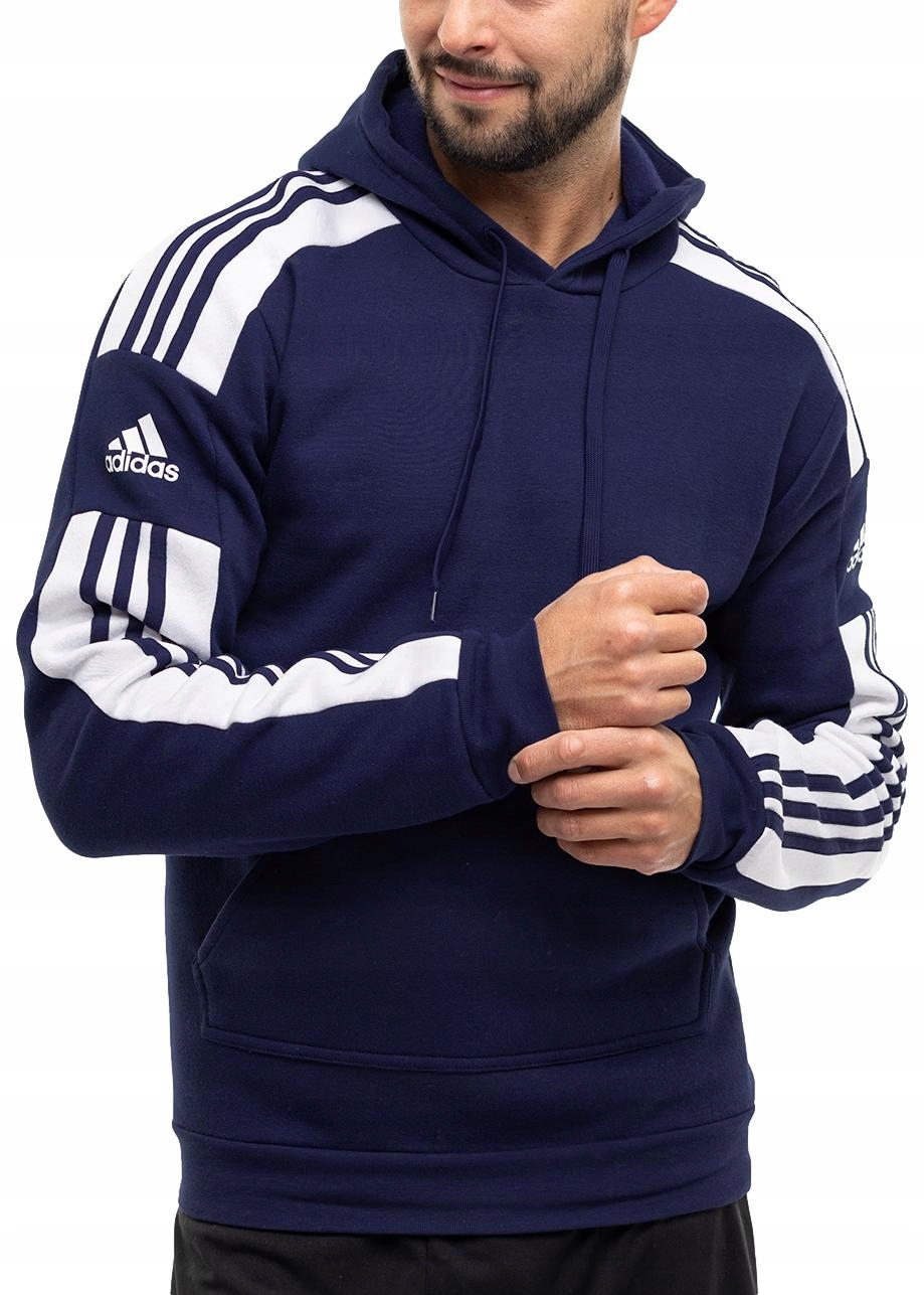 Pánská Mikina adidas s kapucí Sportovní bavlněná mikina Hoodie Squadra 21 vel L