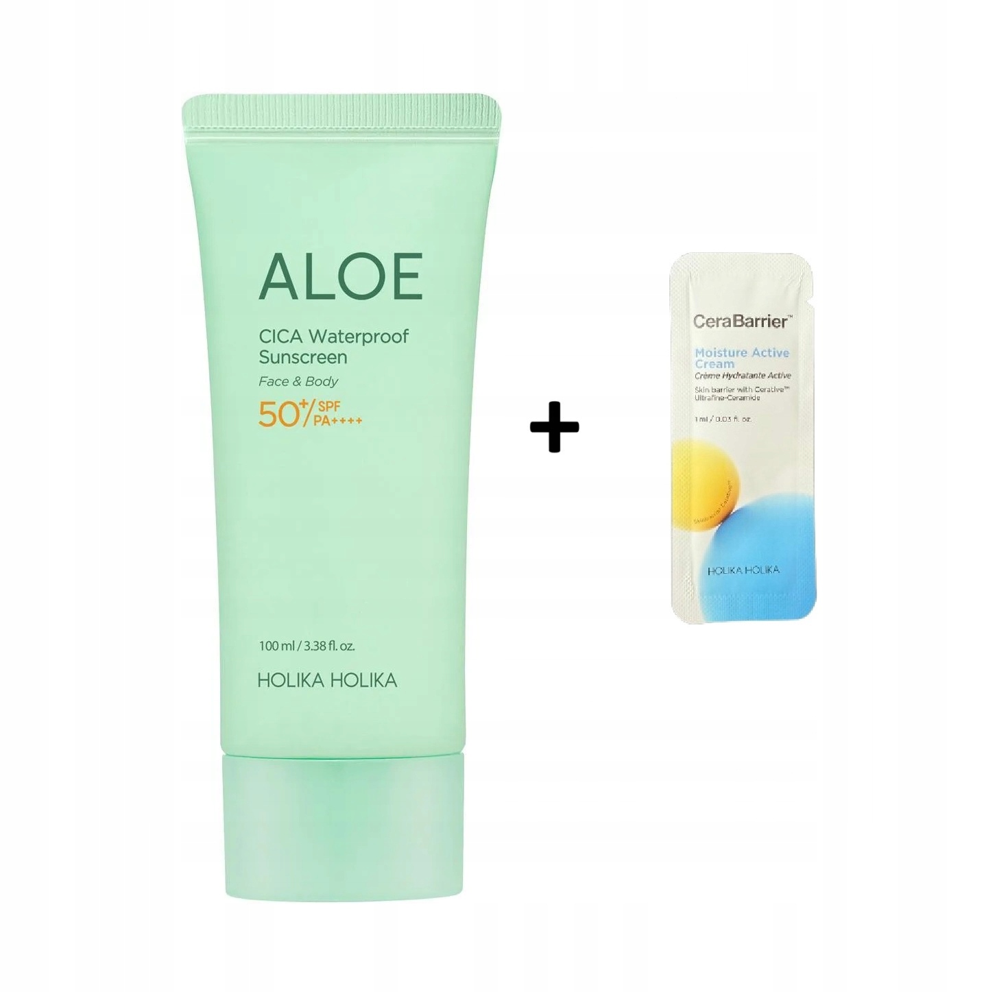 Holika Holika Aloe Water Proof Opalovací krém SPF50 Bonus 100