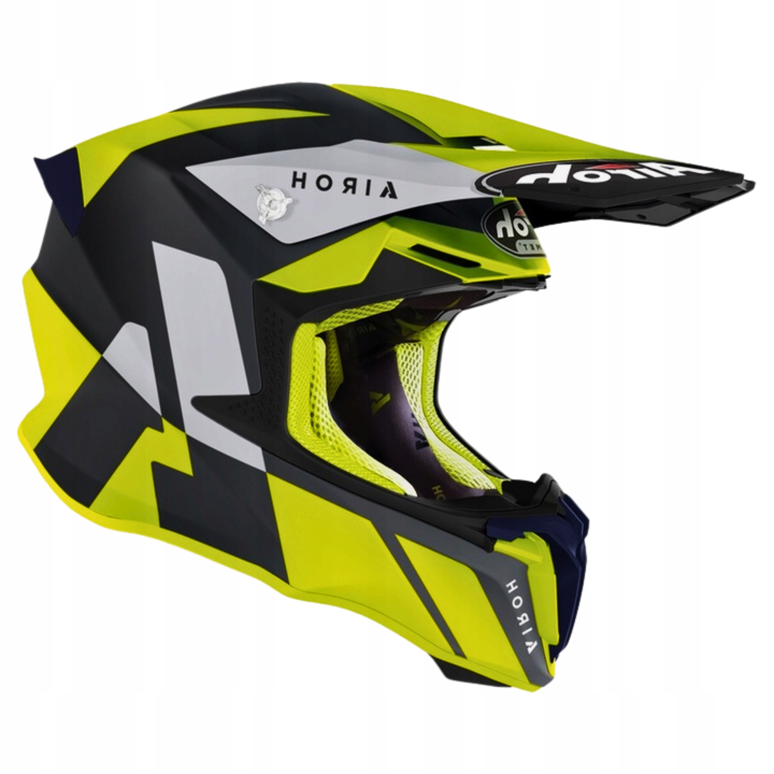 Motocyklová prilba Enduro Offroad Airoh Twist 2.0 Lift Žltá 57-58 cm M