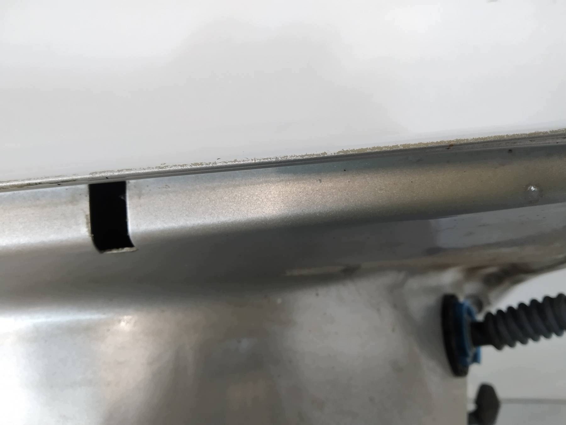 Tür rechts heck silberne Opel Corsa IV (2006-2014) D