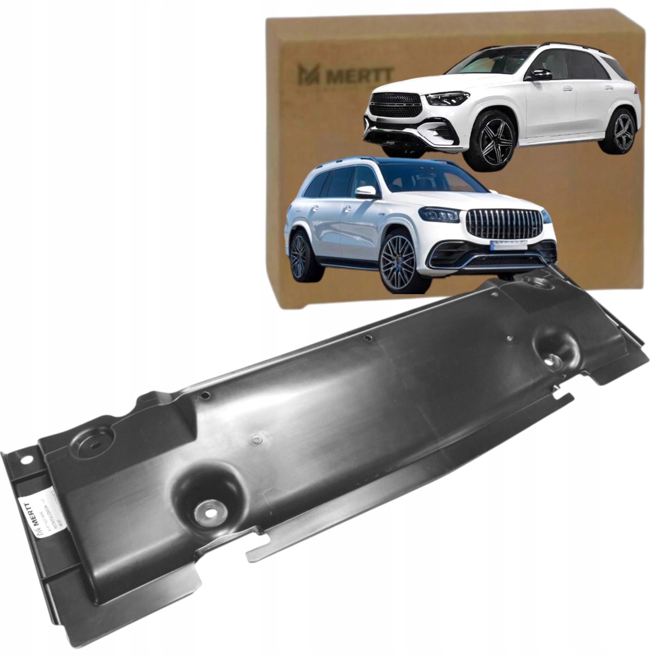 Mercedes Gle W167 Gls X167 2019+ Kryt pod nárazník podlaha deska spoiler