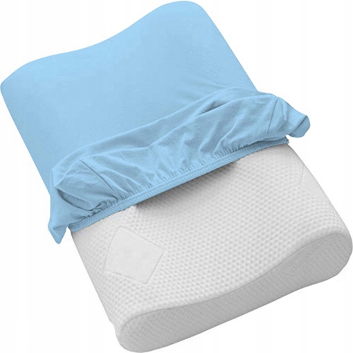 Poszewka na poduszkę ortopedyczna niebieska
