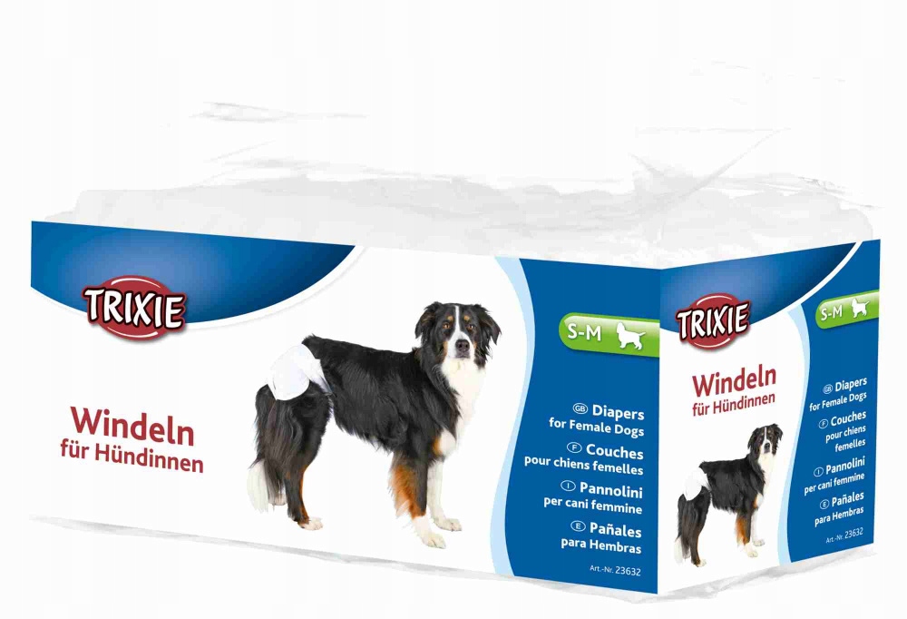 

Trixie Pieluchy pampersy dla suczki 12szt. S–m