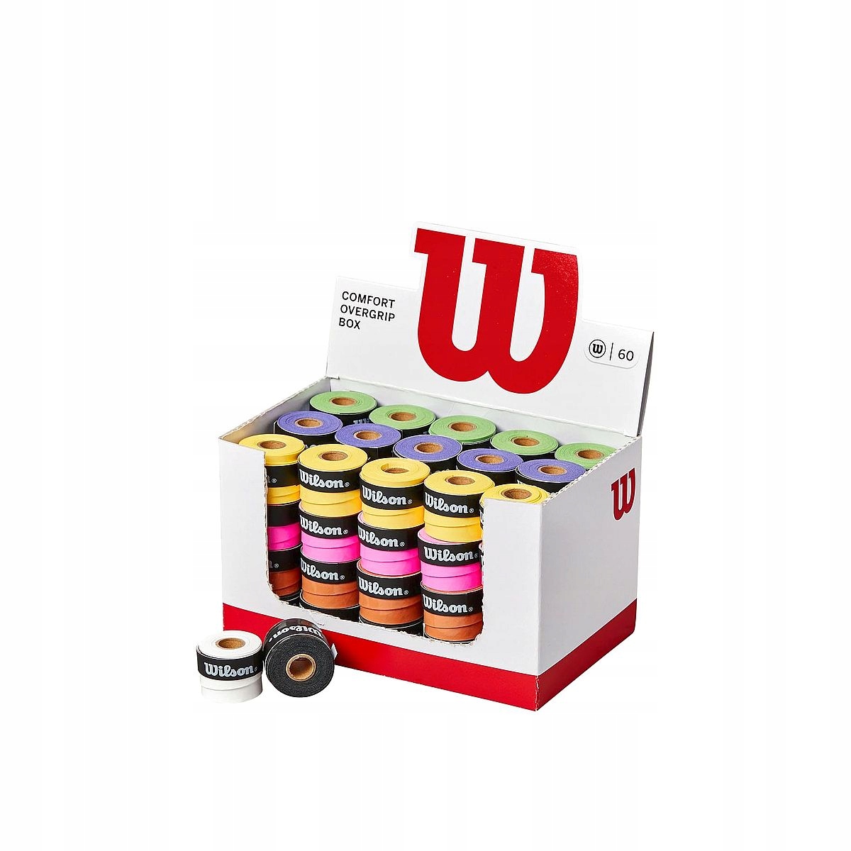 Vrchní obaly Wilson Ultra Overgrip Box Barevné 60 ks
