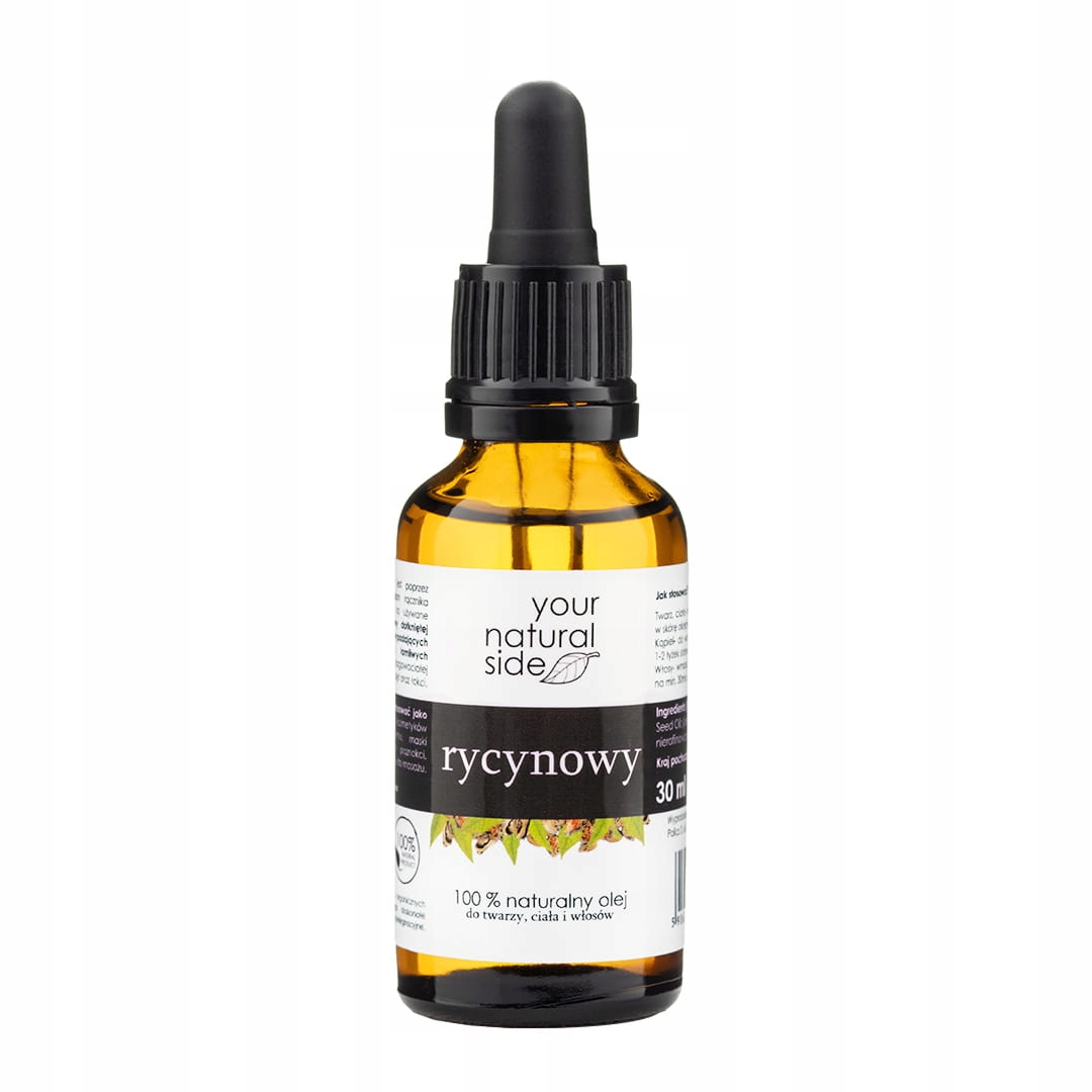

Olej Rycynowy nierafinowany Organic 100% 30 ml