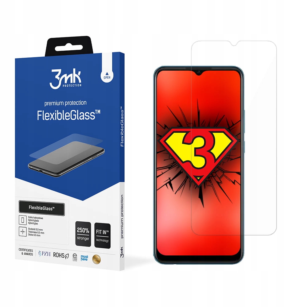 

Niepękające szkło folia do Samsung Galaxy F02s 3mk