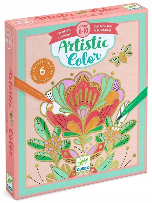 DJECO 09477 ZESTAW ARTYSTYCZNY KWIATY