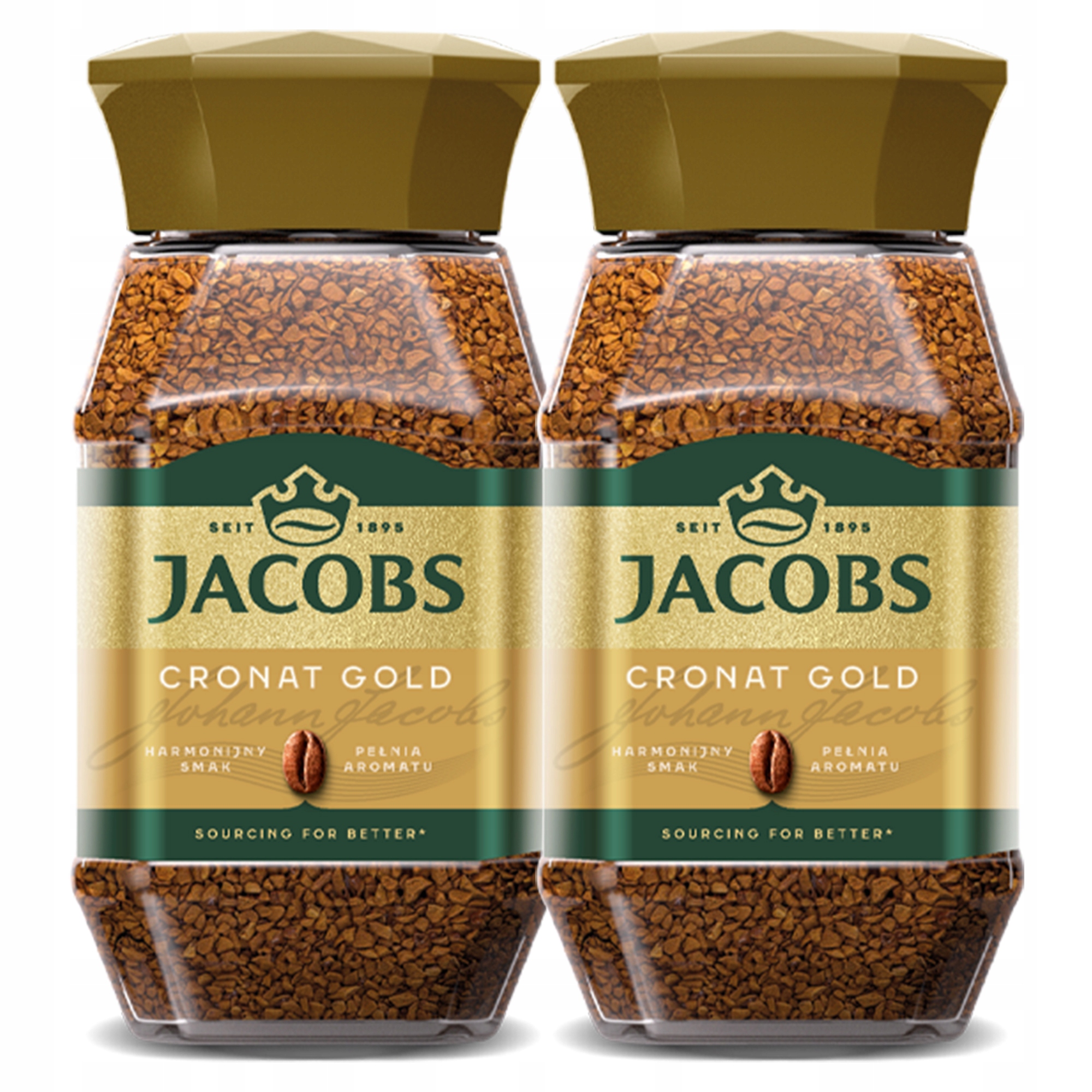 Jacobs Cronat Gold Káva 200 g 2 kusů