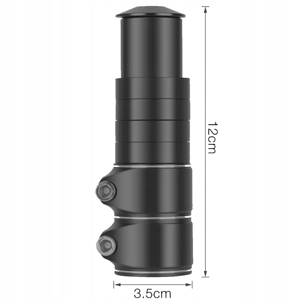 ADAPTER PRZEDŁUŻKA WSPORNIKA KIEROWNICY A-HEAD PRZEDŁUŻACZ ROWEROWEJ Kolor dominujący czarny