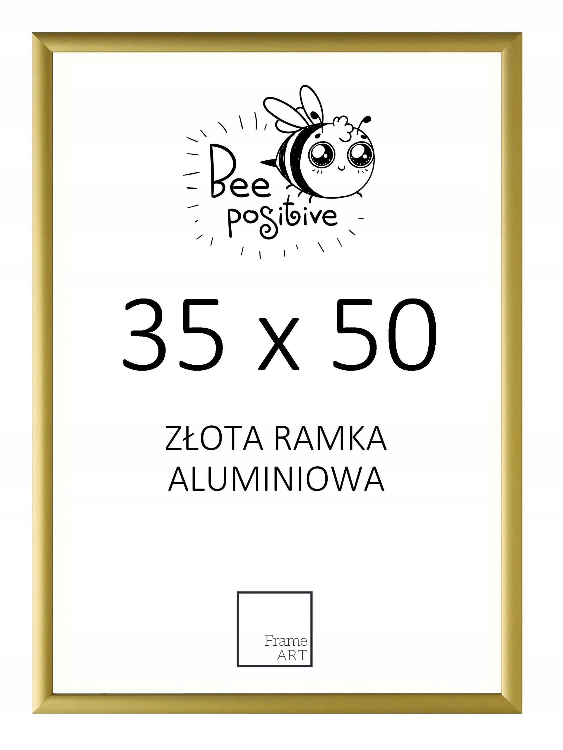 

Złota Rama Aluminiowa 35x50 Plakat 50x35 Puzzle