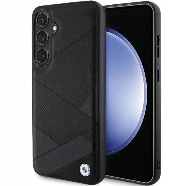 Pouzdro Bmw Signature Leather Crossing Lines Pattern pro Samsung Galaxy S24