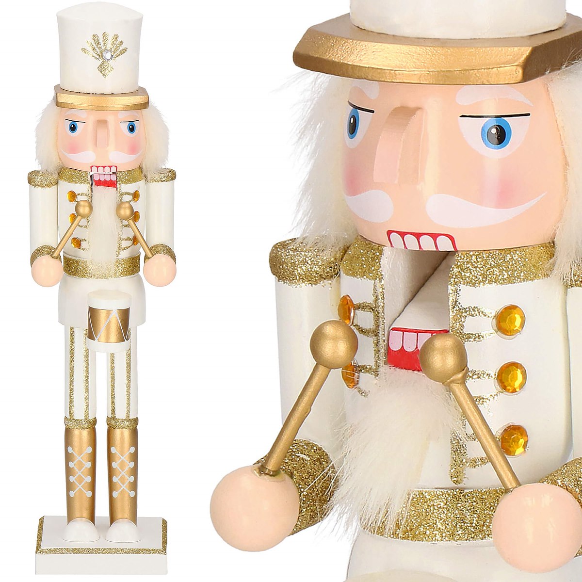 

Dziadek Do Orzechów Drewniany Figurka Duży